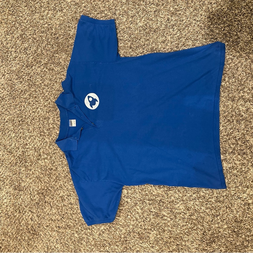 Vintage rocket quarter button up shirt